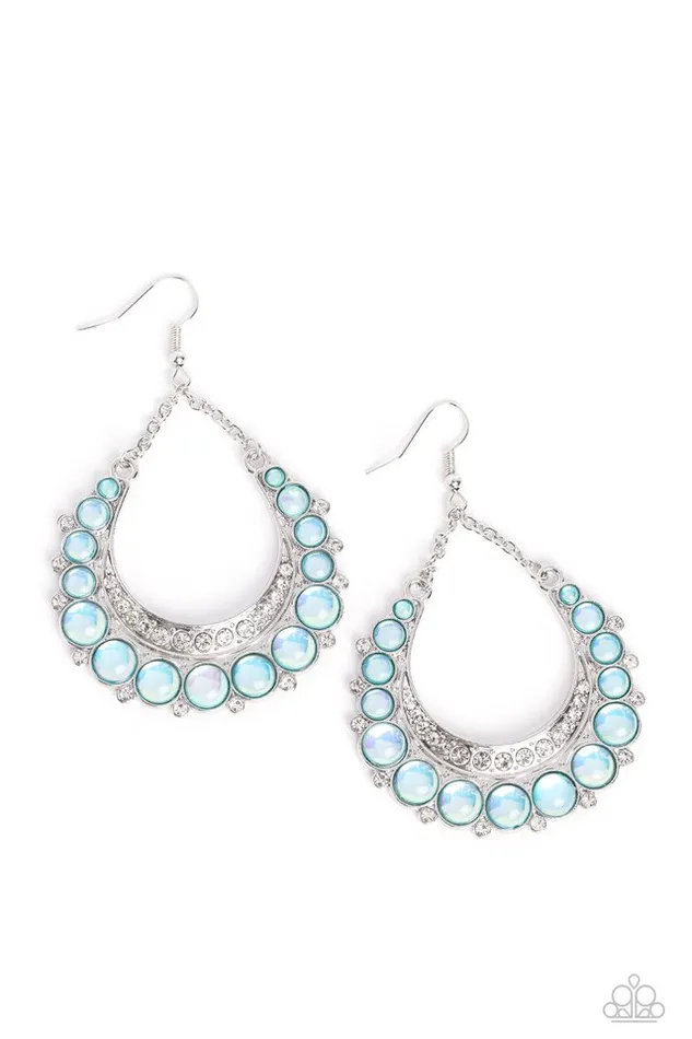 Earrings Paparazzi Earring Bubbly Bling Blue Paparazzi Jewelry Earrings Paparazzi Earring Bubbly Bling Blue Paparazzi Jewelry