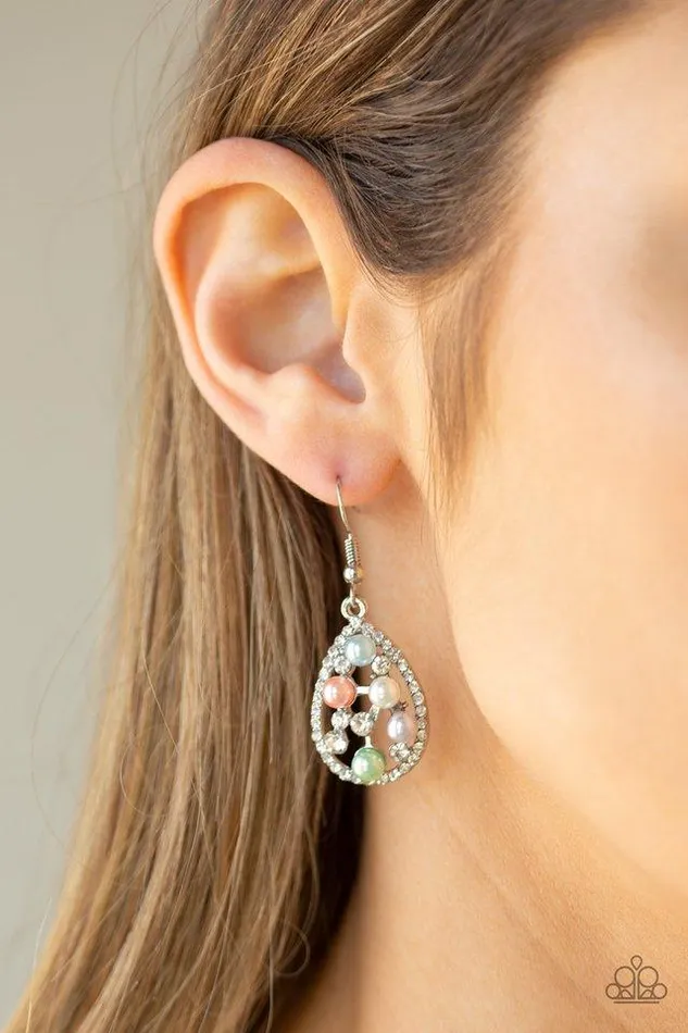 Earrings Paparazzi Earring Fabulously Wealthy Multi Paparazzi Jewelry