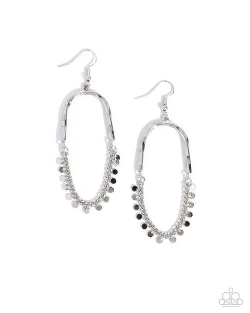 Earrings Paparazzi Earring Forever Fringe Silver Paparazzi Jewelry Earrings Paparazzi Earring Forever Fringe Silver Paparazzi Jewelry