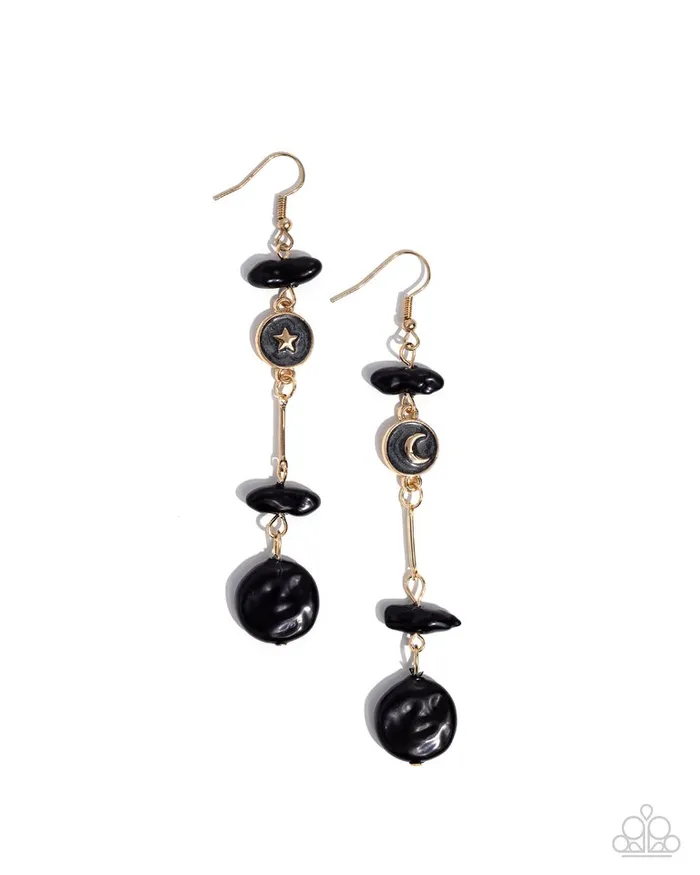 Earrings Paparazzi Jewelry Paparazzi Earring Blissful Balance Black Earrings Paparazzi Jewelry Paparazzi Earring Blissful Balance Black