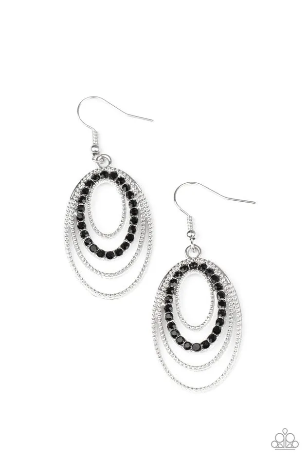 Earrings Paparazzi Jewelry Paparazzi Earring Date Night Diva Black Earrings Paparazzi Jewelry Paparazzi Earring Date Night Diva Black