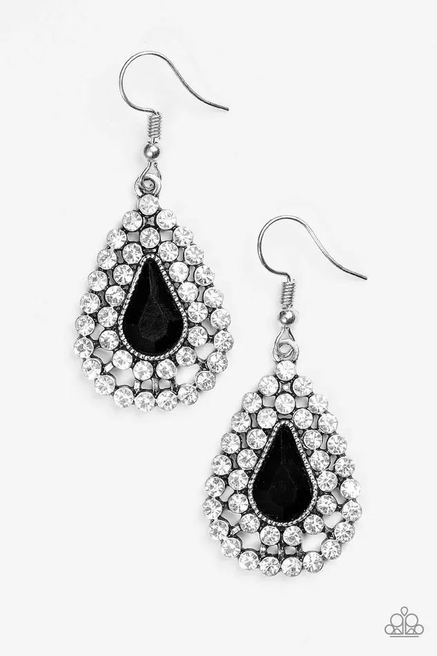 Earrings Paparazzi Jewelry Paparazzi Earring Diamond Dazzle Black