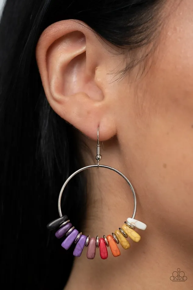 Earrings Paparazzi Jewelry Paparazzi Earring Earthy Ensemble Multi