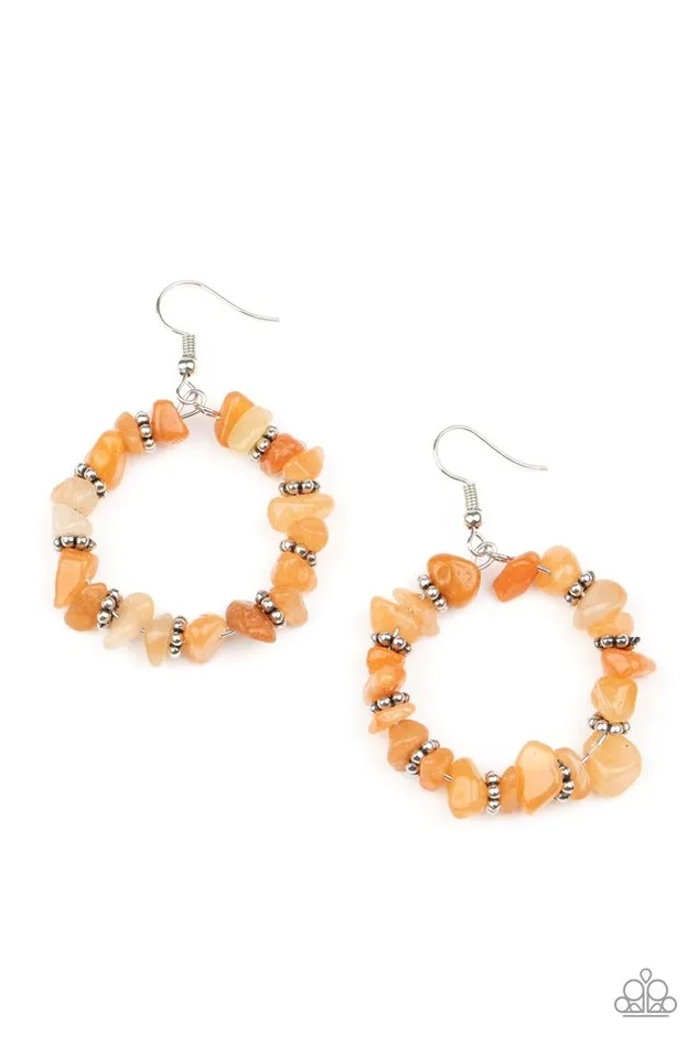 Earrings Paparazzi Jewelry Paparazzi Earring Going for Grounded Orange Earrings Paparazzi Jewelry Paparazzi Earring Going for Grounded Orange