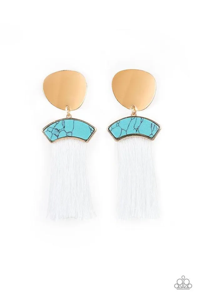 Earrings Paparazzi Jewelry Paparazzi Earring Insta Inca Blue
