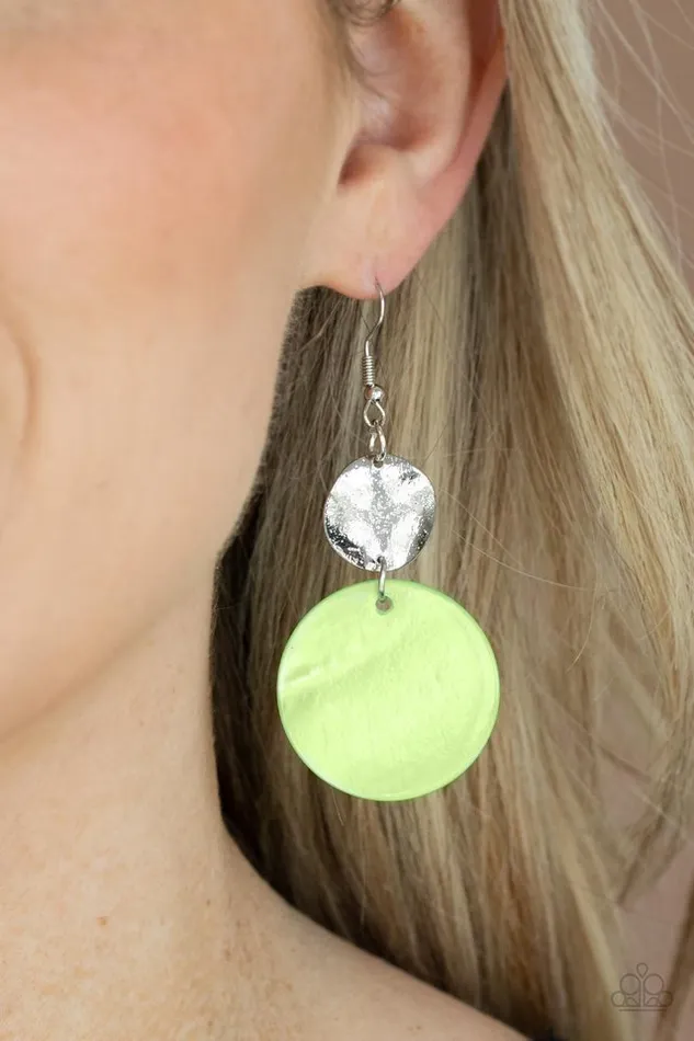 Earrings Paparazzi Jewelry Paparazzi Earring Opulently Oasis Green