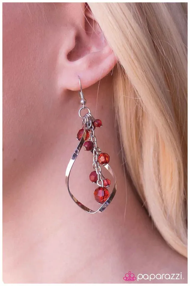 Earrings Paparazzi Jewelry Paparazzi Earring Simply Irresistible Red