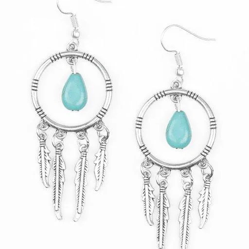 Earrings Paparazzi Jewelry Paparazzi Earring Southern Plains Blue