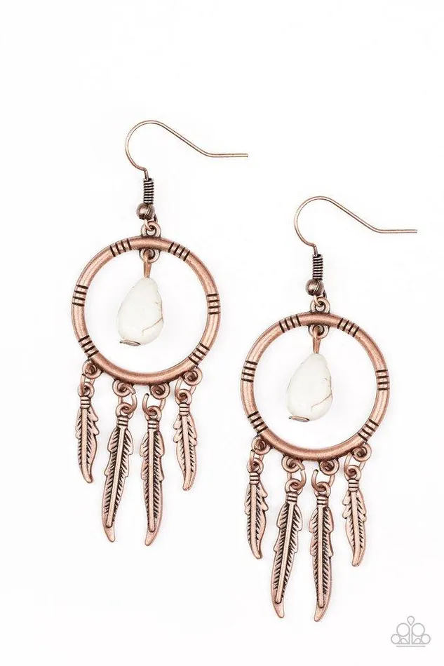 Earrings Paparazzi Jewelry Paparazzi Earring Southern Plains Copper