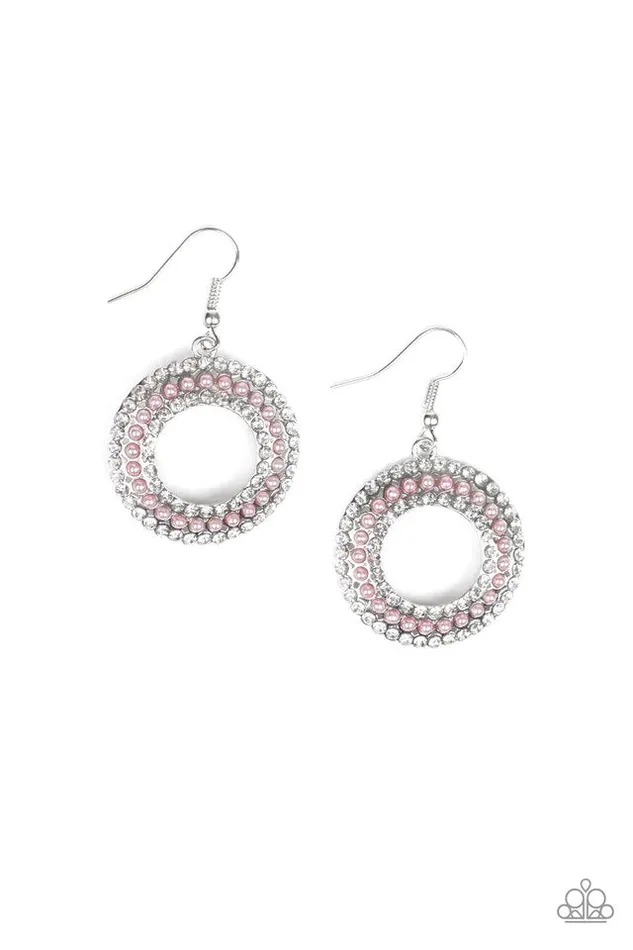 Earrings Paparazzi Jewelry Paparazzi Earring Sparkle Splurge Pink