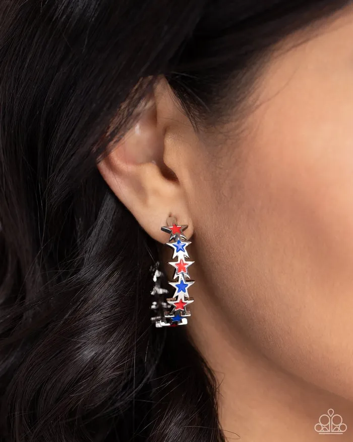 Earrings Paparazzi Jewelry Paparazzi Earring Star Spangled Statement