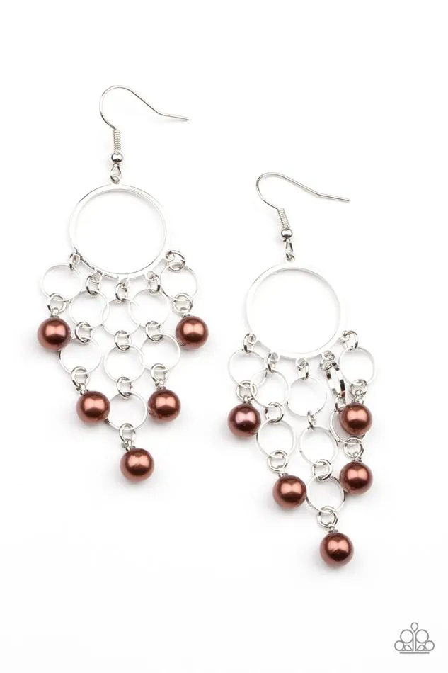 Earrings Paparazzi Jewelry Paparazzi Earring When Life Gives You Pearls Brown Earrings Paparazzi Jewelry Paparazzi Earring When Life Gives You Pearls Brown