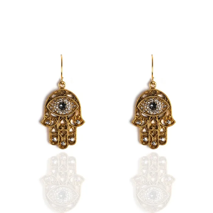 Earrings Virgins Saints Angels Hamsa Hook Earrings