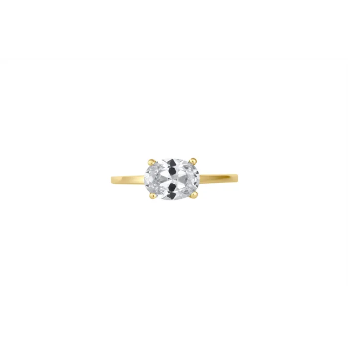 Engagement Collections Rings 14K Yellow Gold Solitaire Ring