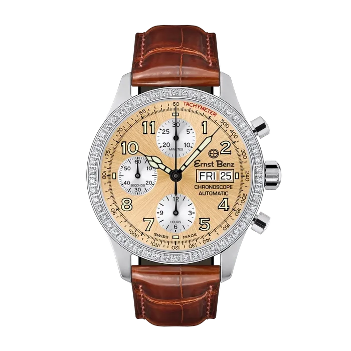 Ernst Benz Watches Ernst Benz Traditional Jewel Watch Bronze Dial 40mm Automatic HEAD ONLYFINAL SALE