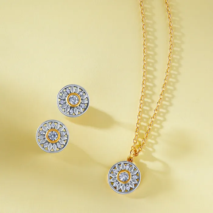 Freida Rothman Petals In Bloom Pendant Necklace Freida Rothman Necklaces