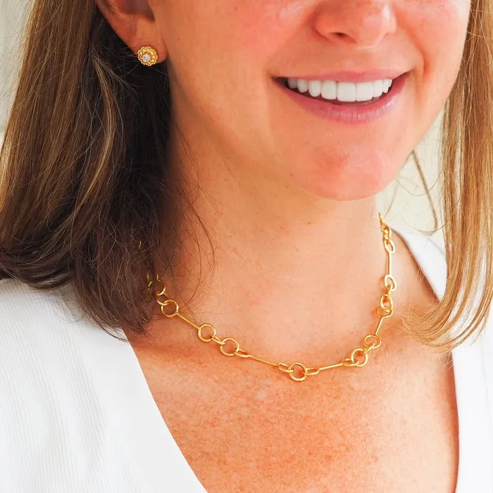 Goldbug Collection Necklaces Goldbug Wishbone Chain Necklace