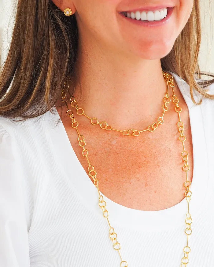 Goldbug Collection Necklaces Goldbug Wishbone Chain Necklace
