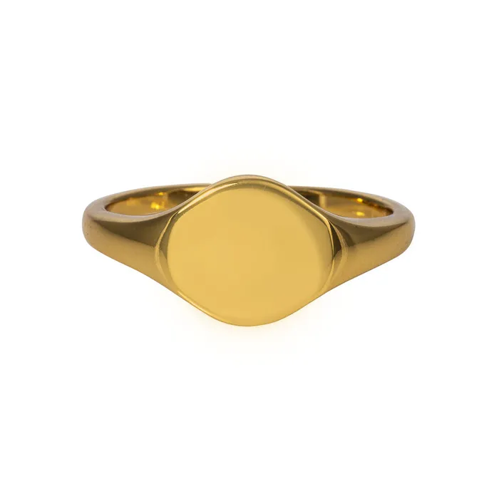 Goldbug Collection Rings Goldbug Crest Signet Ring