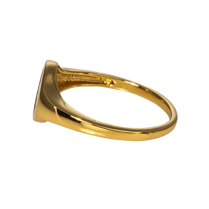 Goldbug Collection Rings Goldbug Crest Signet Ring