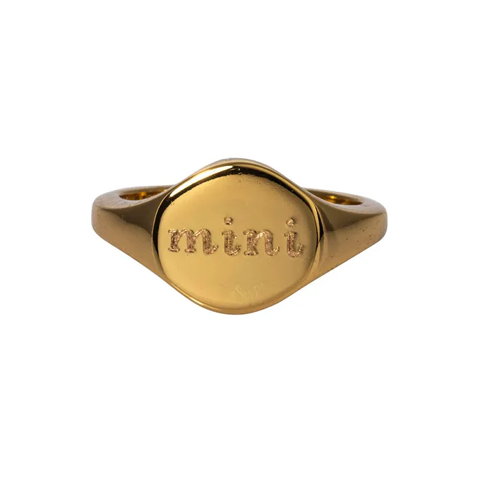 Goldbug Collection Rings Goldbug Crest Signet Ring