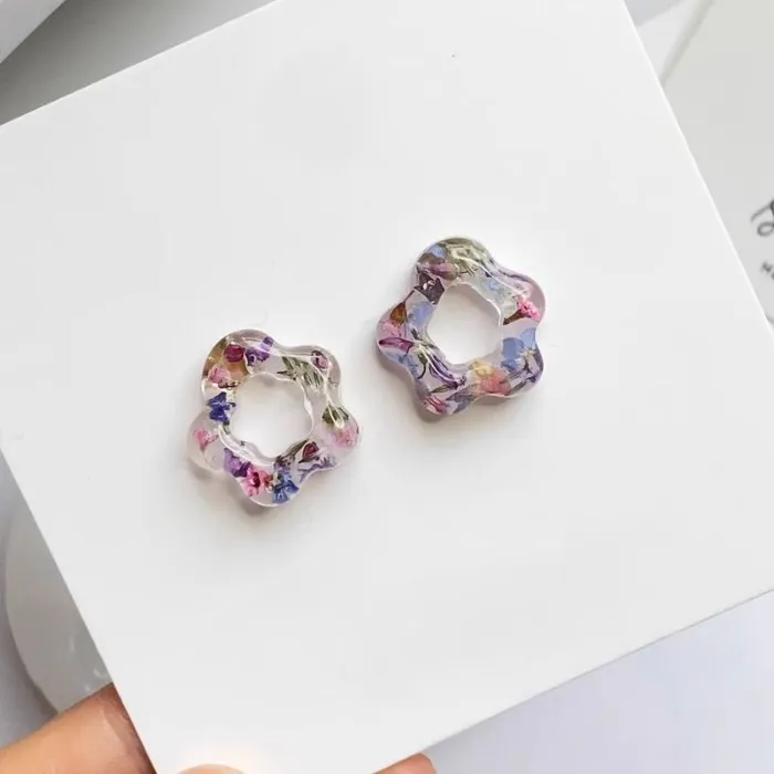 Handmade Botanical Animal Earrings Accessories Resin Mold IntoResin Earrings