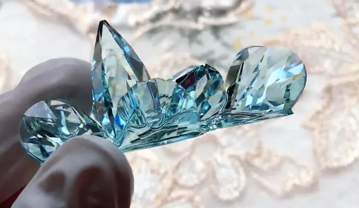 Handmade Cluster Crystal Decoration Resin Mold IntoResin Charm Necklaces