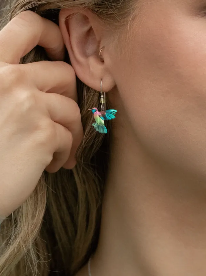 Holly Yashi Earrings Picaflor Earrings in Ultra Violet