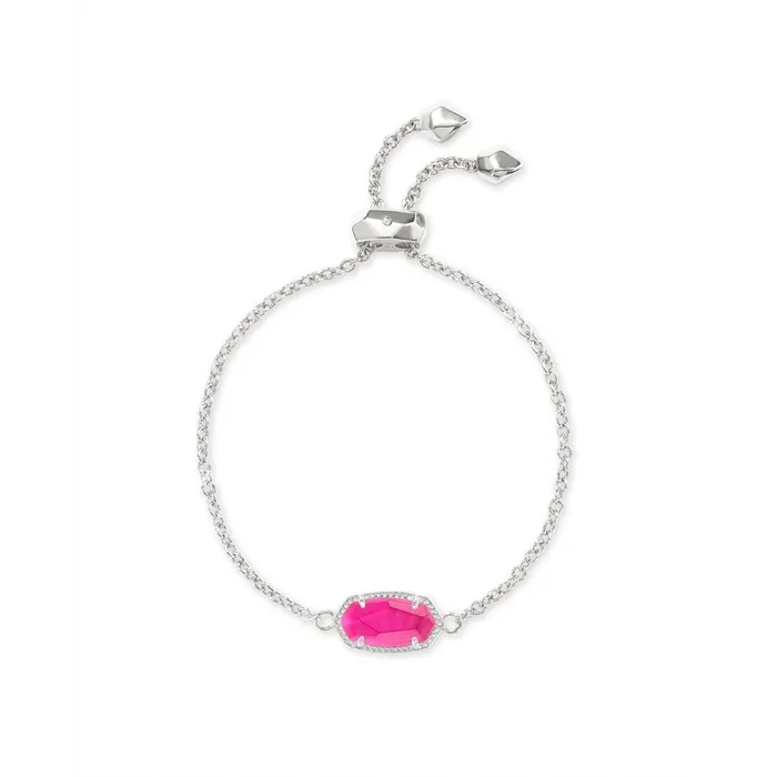 Kendra Scott Bracelets Kendra Scott Elaina Bracelet in Silver with Azalea Illusion