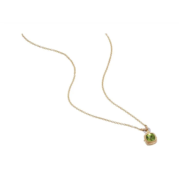 Konstantino Alexandria 18K Yellow Gold Peridot and Diamond Pendant Necklace Konstantino Necklaces Konstantino Alexandria 18K Yellow Gold Peridot and Diamond Pendant Necklace Konstantino Necklaces