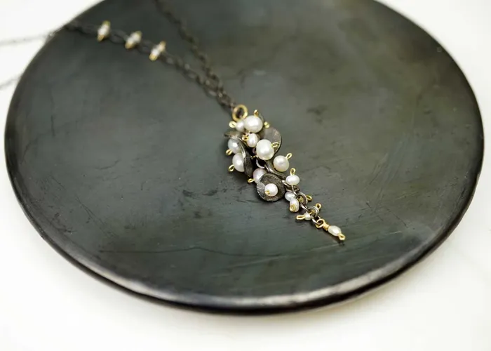 Necklaces Calliope Pearl Cascade Necklace