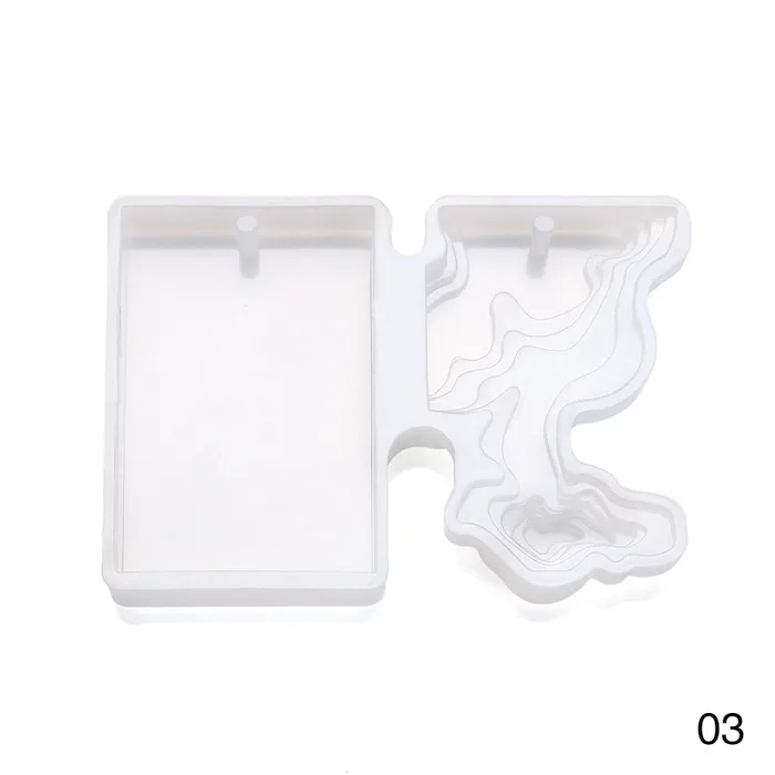 Necklaces IntoResin 3 Pcs Island Shape Necklace Resin Mold