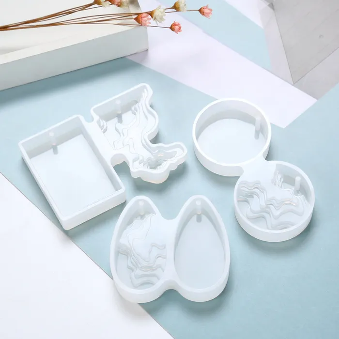 Necklaces IntoResin 3 Pcs Island Shape Necklace Resin Mold