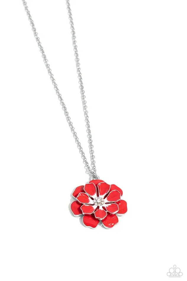 Necklaces Paparazzi Jewelry Paparazzi Necklace Beyond Blooming Red Necklaces Paparazzi Jewelry Paparazzi Necklace Beyond Blooming Red