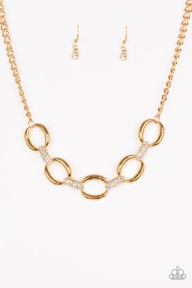 Necklaces Paparazzi Jewelry Paparazzi Necklace Boss Boulevard Gold