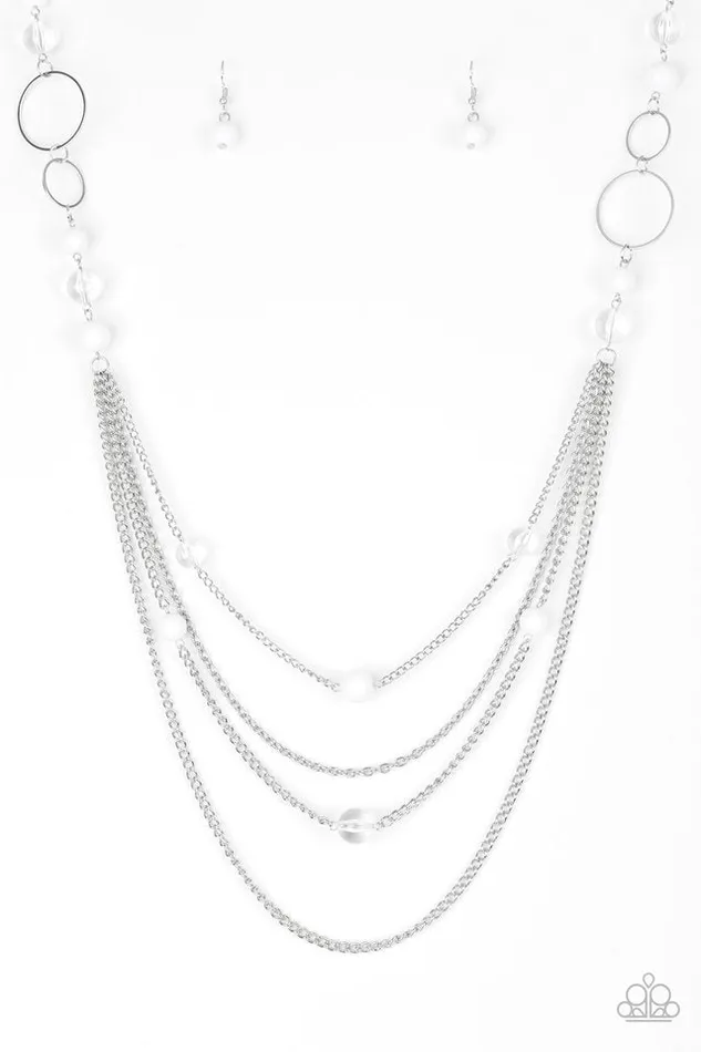 Necklaces Paparazzi Jewelry Paparazzi Necklace Bubbly Bright White Necklaces Paparazzi Jewelry Paparazzi Necklace Bubbly Bright White