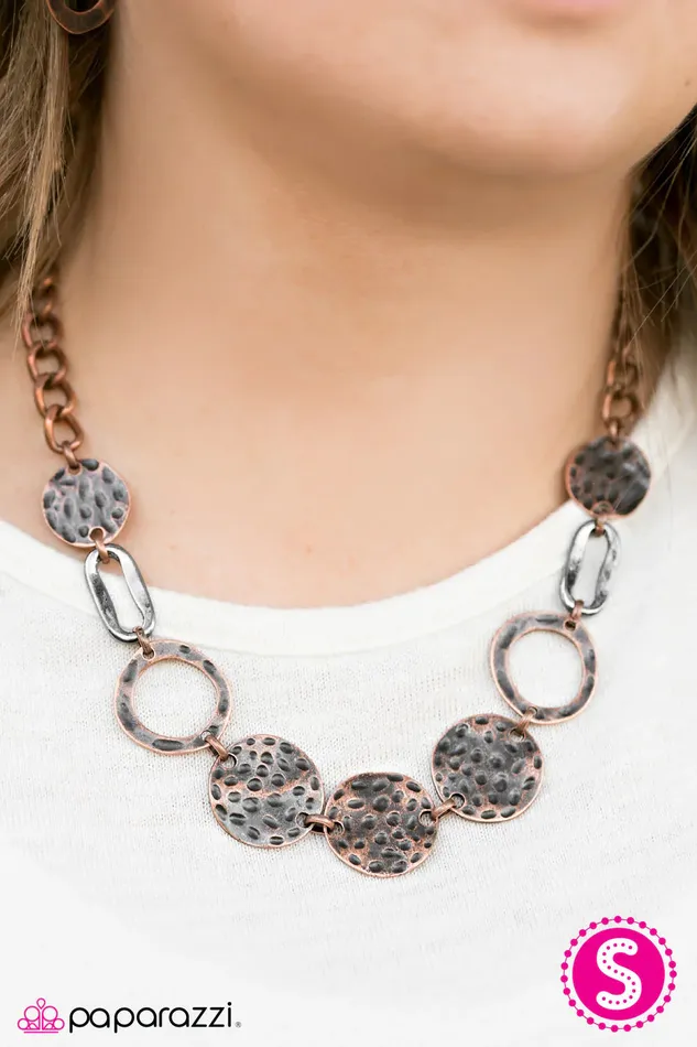 Necklaces Paparazzi Jewelry Paparazzi Necklace Cave Craze Copper