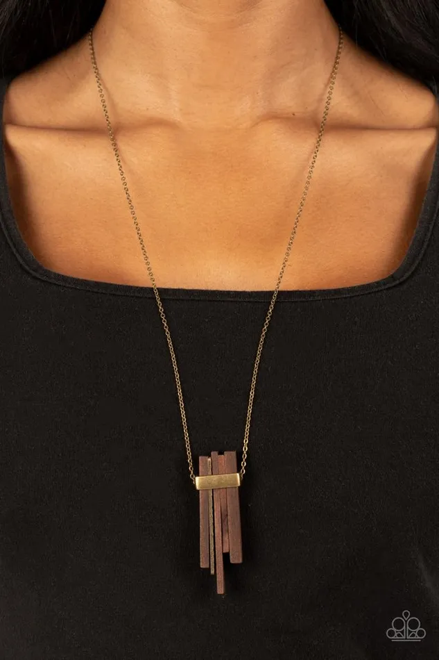 Necklaces Paparazzi Jewelry Paparazzi Necklace Cayman Castaway Brass