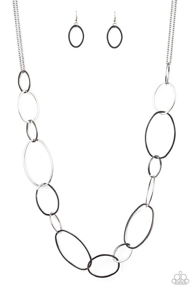 Necklaces Paparazzi Jewelry Paparazzi Necklace City Circuit Black