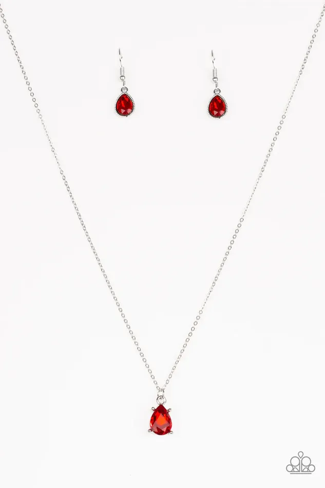Necklaces Paparazzi Jewelry Paparazzi Necklace Classy Classicist Red