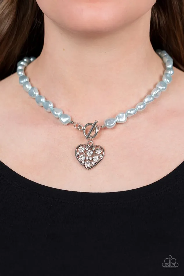 Necklaces Paparazzi Jewelry Paparazzi Necklace Color Me Smitten Blue