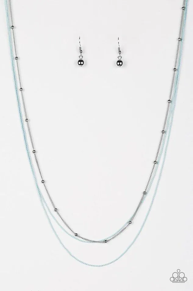 Necklaces Paparazzi Jewelry Paparazzi Necklace Colorfully Chic Blue