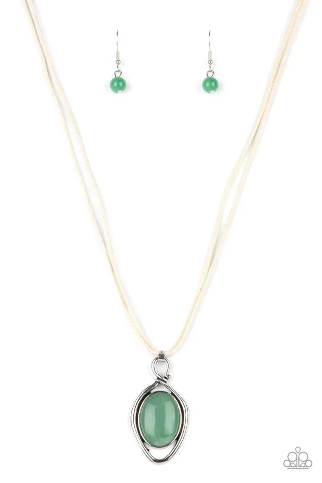 Necklaces Paparazzi Jewelry Paparazzi Necklace Desert Mystery Green Necklaces Paparazzi Jewelry Paparazzi Necklace Desert Mystery Green