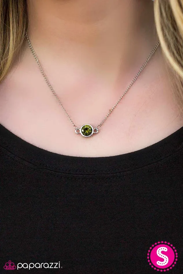 Necklaces Paparazzi Jewelry Paparazzi Necklace Diamonds Speak Louder Than Words Green