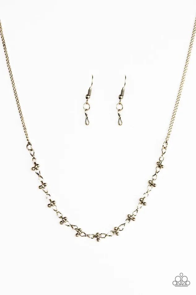 Necklaces Paparazzi Jewelry Paparazzi Necklace Dream A Little Dream Brass