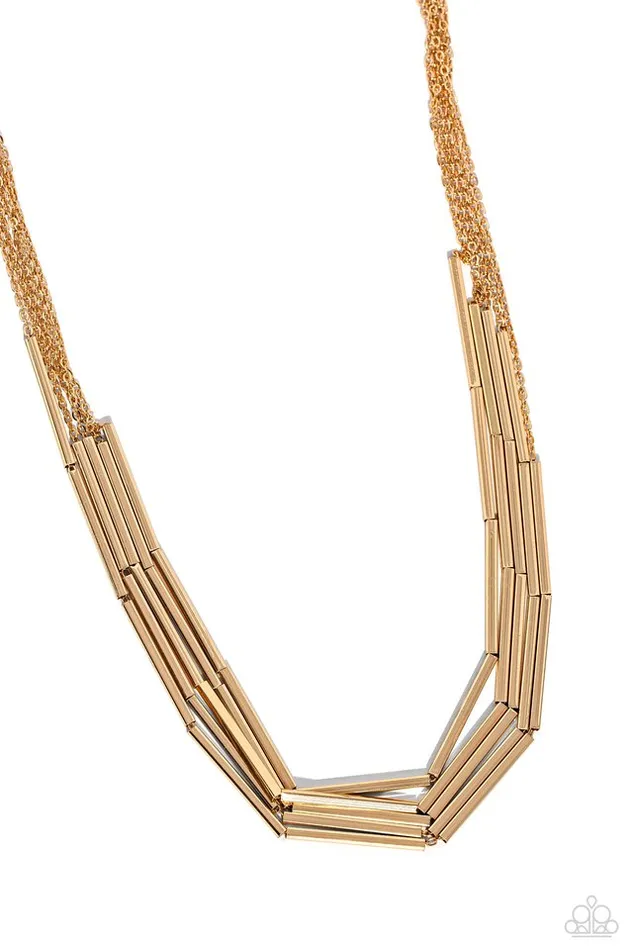 Necklaces Paparazzi Jewelry Paparazzi Necklace Dynamic Default Gold Necklaces Paparazzi Jewelry Paparazzi Necklace Dynamic Default Gold
