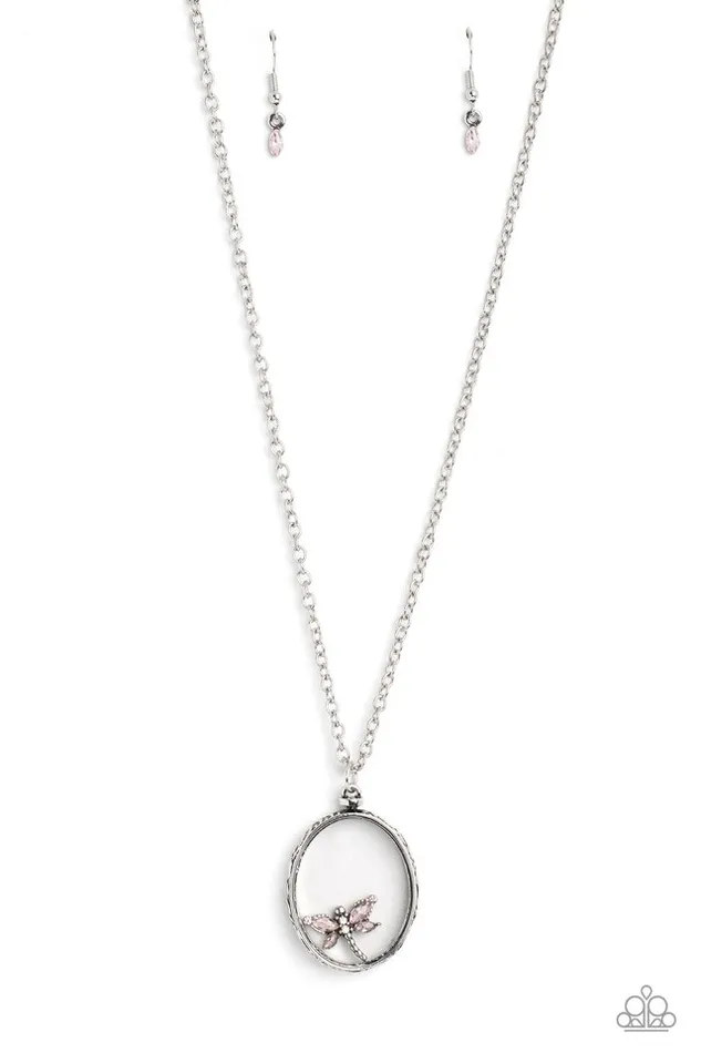 Necklaces Paparazzi Jewelry Paparazzi Necklace Dynamic Dragonfly Pink Necklaces Paparazzi Jewelry Paparazzi Necklace Dynamic Dragonfly Pink