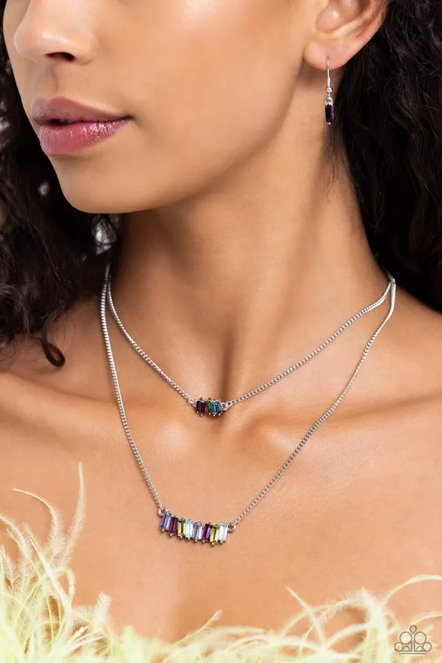 Necklaces Paparazzi Jewelry Paparazzi Necklace Easygoing Emeralds Multi