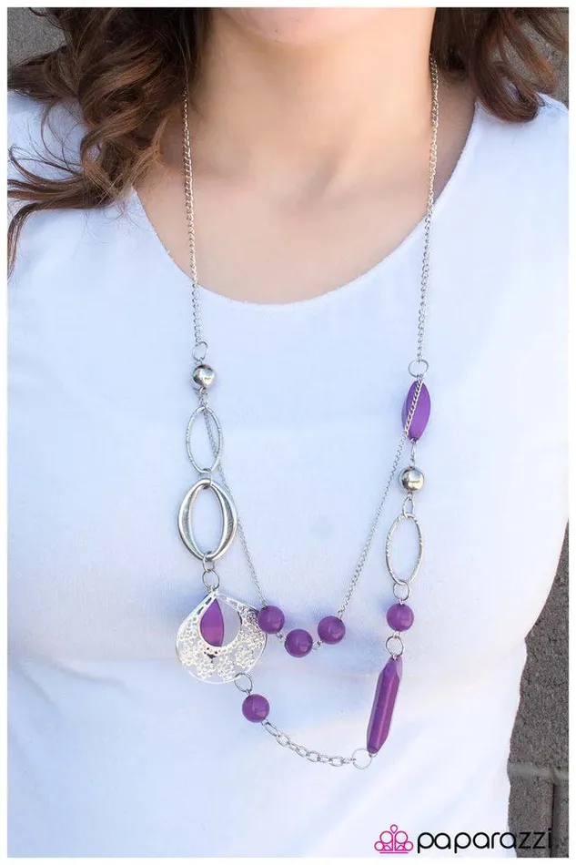 Necklaces Paparazzi Jewelry Paparazzi Necklace Ever So Sweet Purple