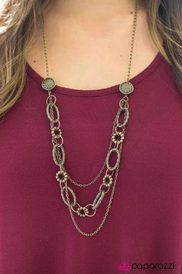 Necklaces Paparazzi Jewelry Paparazzi Necklace Everything Under The Sun Brass